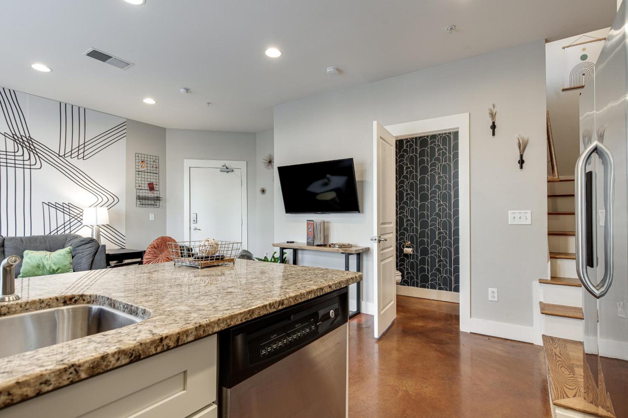 Nashville Condo - Near Music Row- Private Balcony Ngoại thất bức ảnh